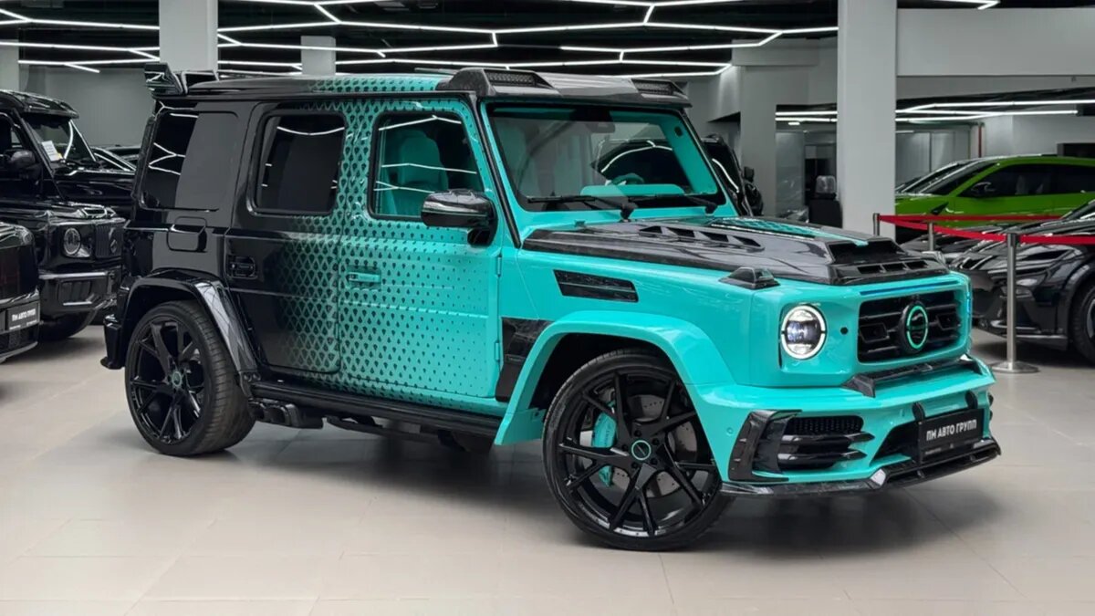 Гелендваген от Mansory в цвете Тиффани продают на Авто.ру за 100 миллионов