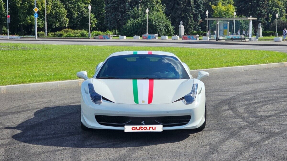 В России выставили на продажу Ferrari 458 Italia с пробегом меньше 4 тысяч километров