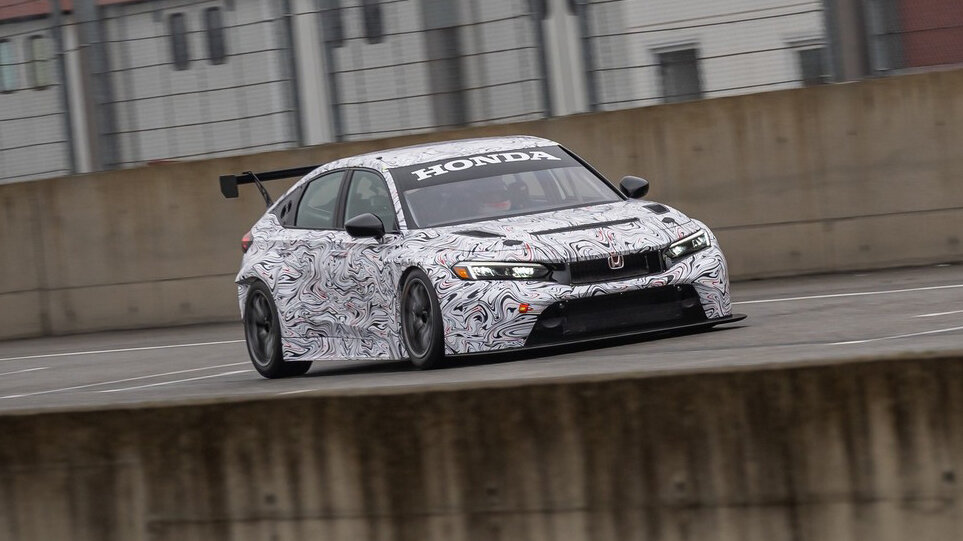 Появились первые фотографии нового Honda Civic Type R для трека