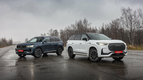 Geely Monjaro против Jaecoo J8: тест крупных и недешёвых, но очень разных кроссоверов