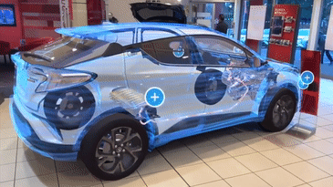 Toyota «разденет» автомобили при помощи дополненной реальности