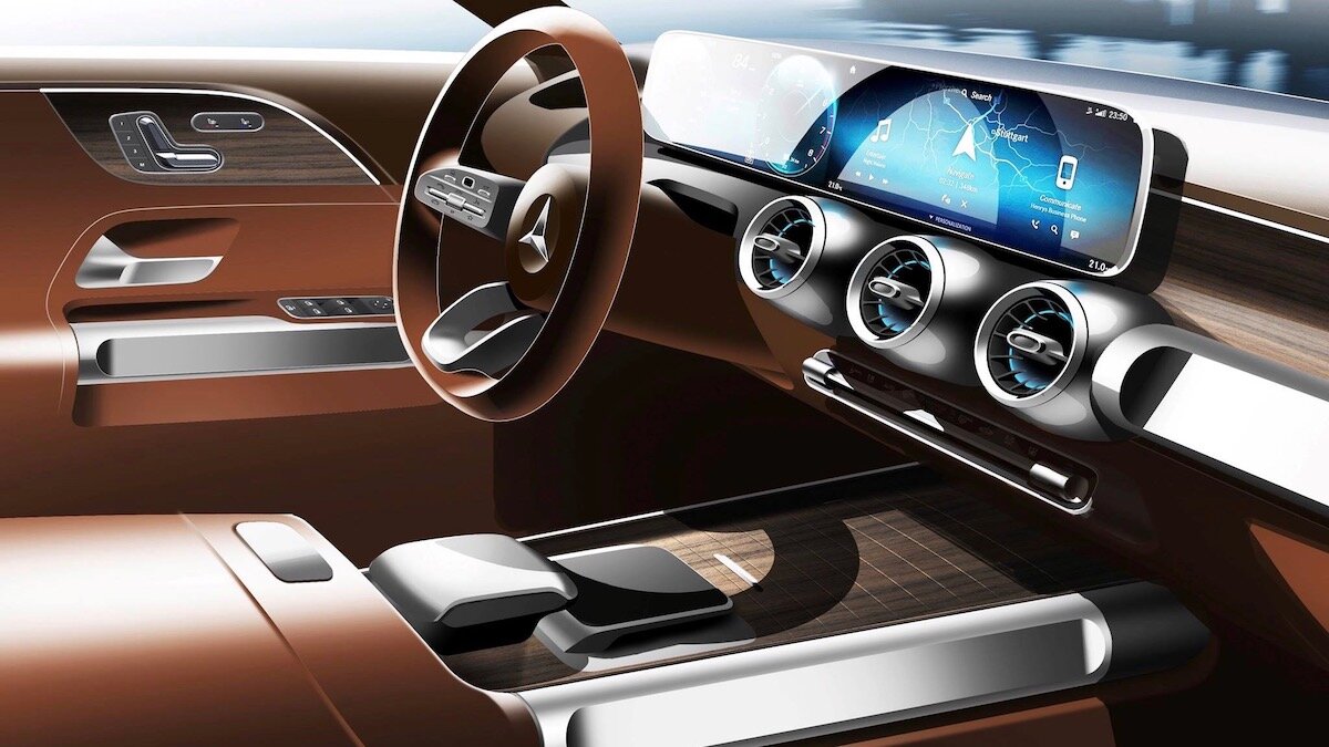Mercedes-Benz показал салон мини-Гелика