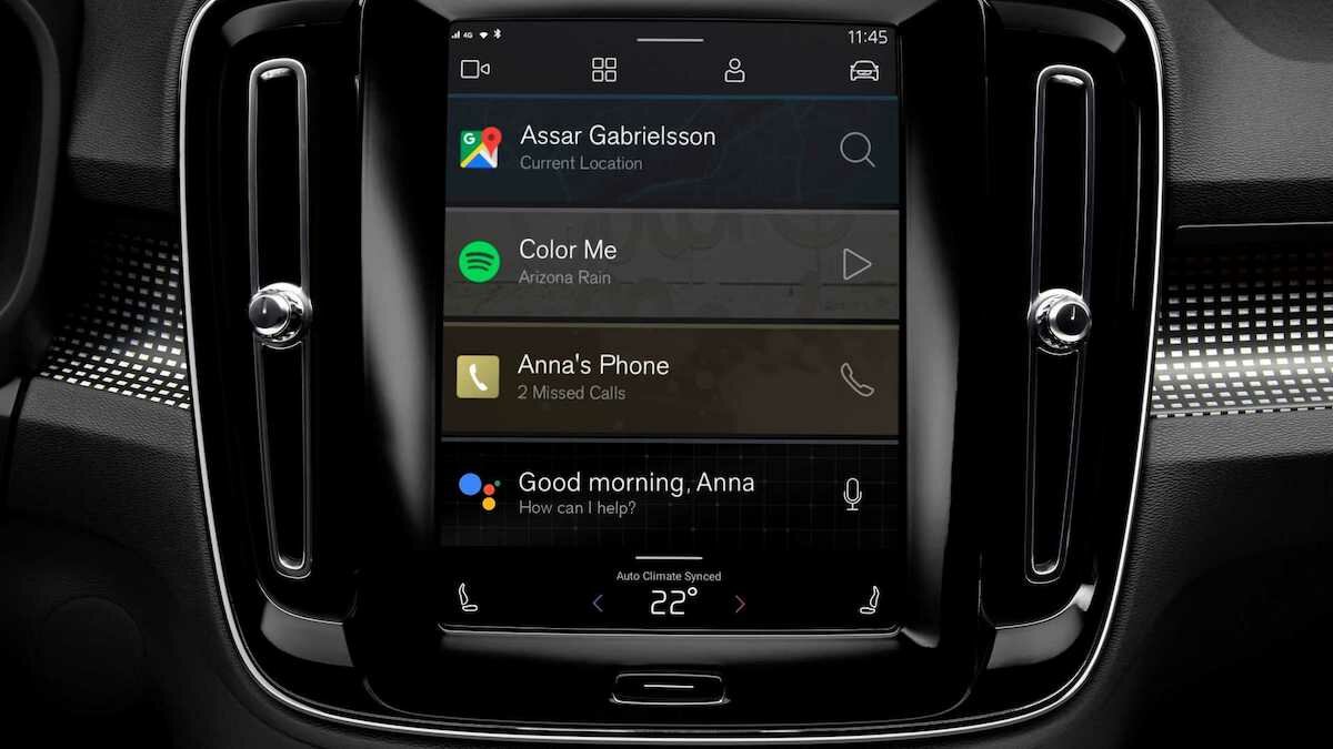 Электрокроссовер Volvo получит мультимедийку на Android