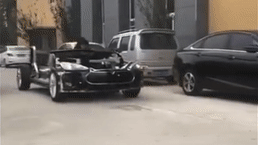 В Китае сделали самую лёгкую Tesla Model S в мире