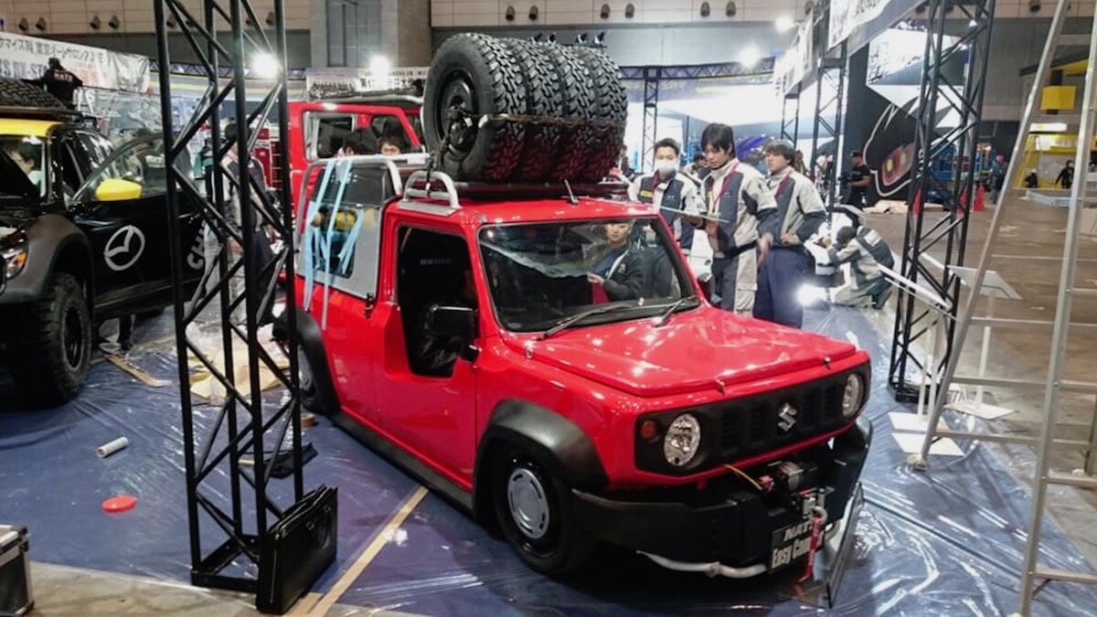 Suzuki Jimny превратили в радикально низкий пикап