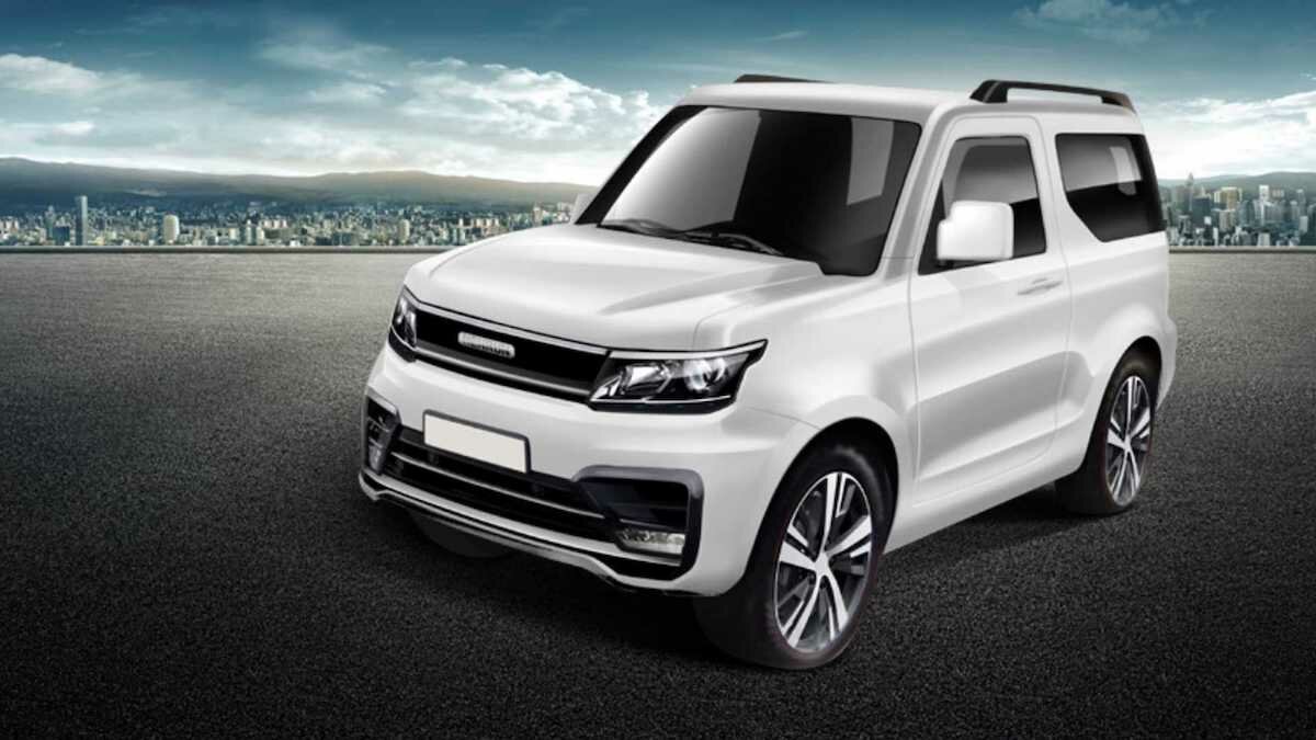 Китайцы сделали копию Suzuki Jimny. Она полностью электрическая