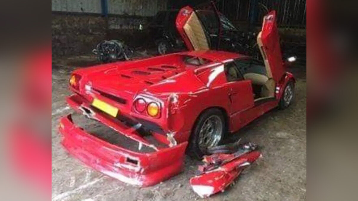 Ведущий Top Gear разбил коллекционный Lamborghini на съёмках