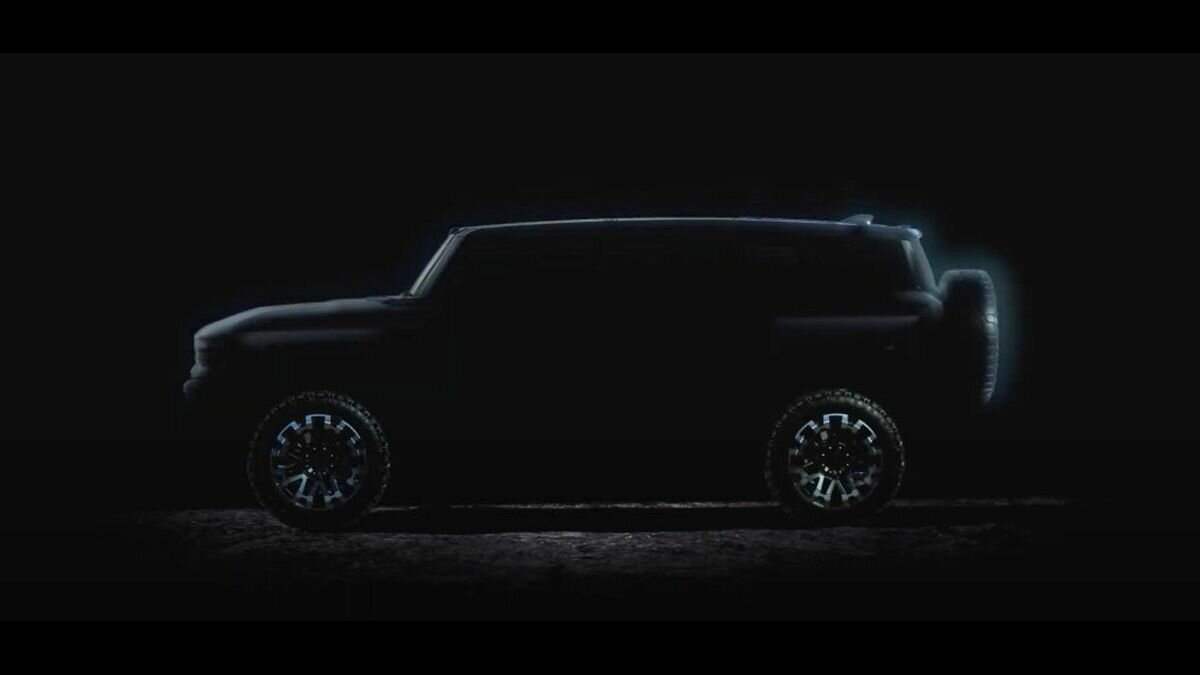 Новый внедорожник Hummer частично показали на видео