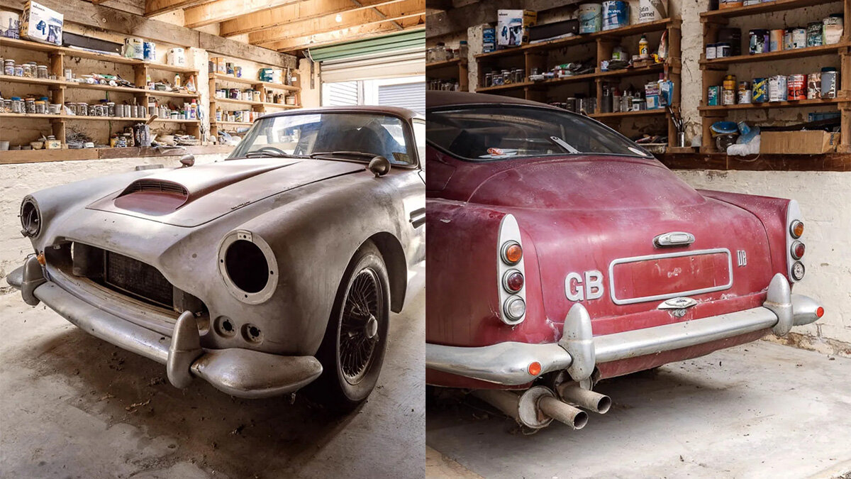 Полуразобранный Aston Martin DB4, простоявший 30 лет в гараже, продадут за 700 000 долларов
