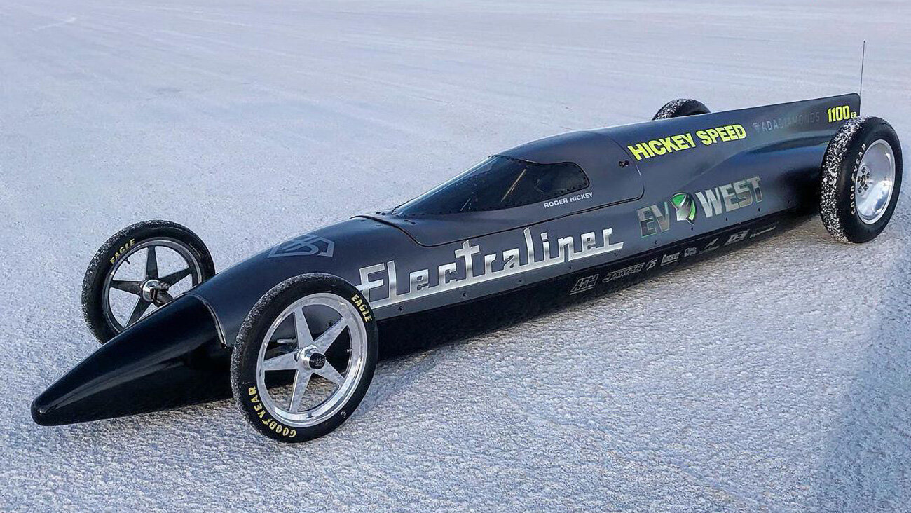 Болид Electraliner с моторами Tesla установил мировой рекорд скорости. Дважды