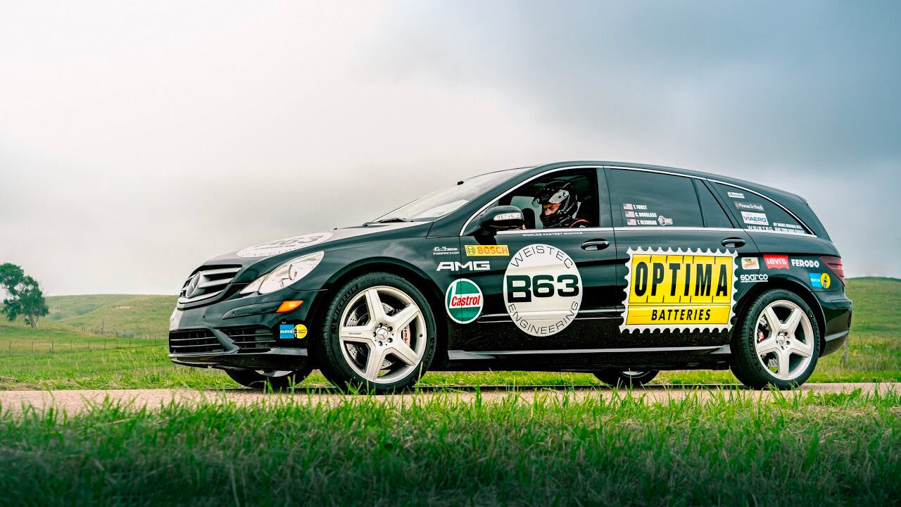 Mercedes-AMG R 63 установил рекорд скорости для разрешённых на дорогах минивэнов