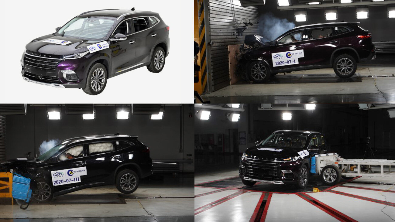 Китайский кроссовер Exeed TXL оказался безопаснее Toyota RAV4. Его привезут в Россию