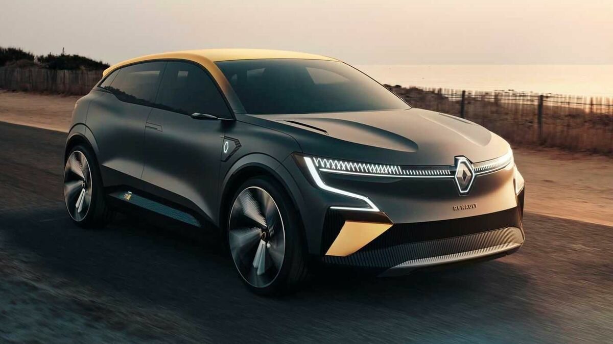 Марка Renault показала электрокар Megane eVision с самыми тонкими батареями 