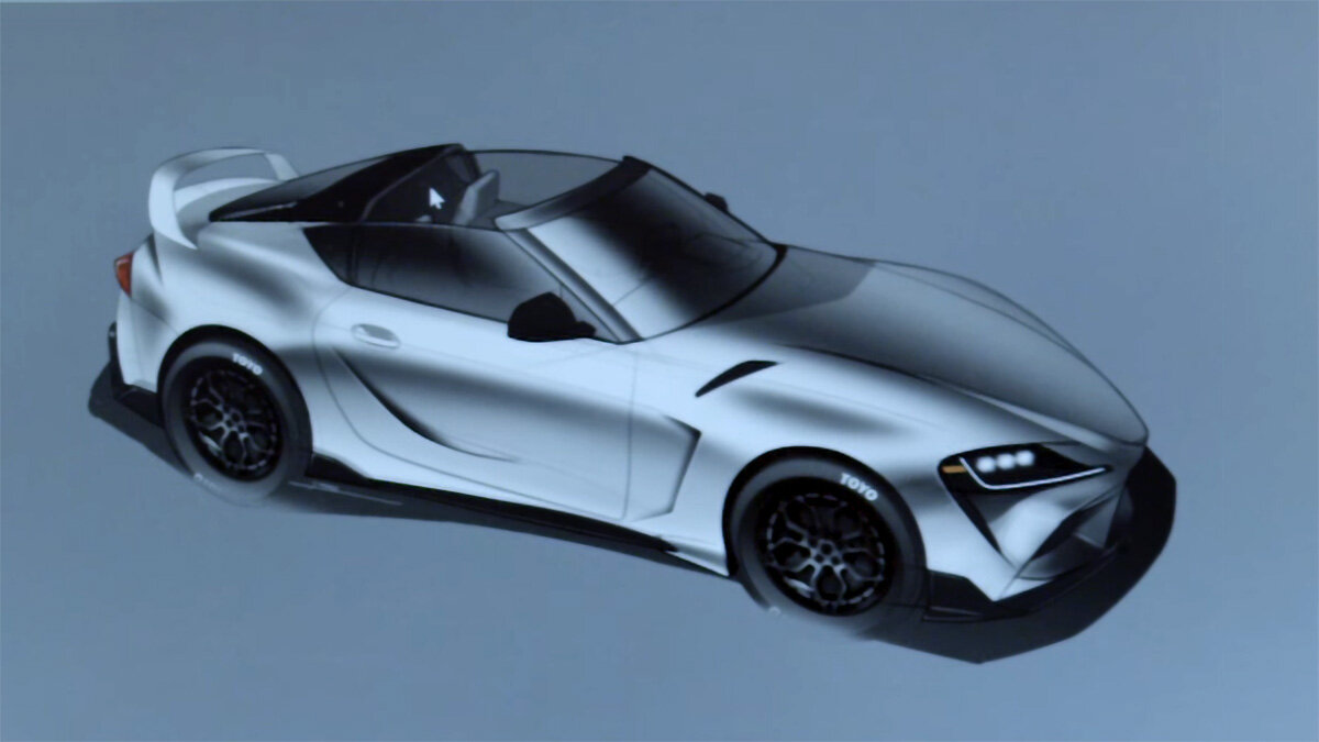 Спорткар Toyota Supra получит кузов тарга ради тюнинг-шоу SEMA