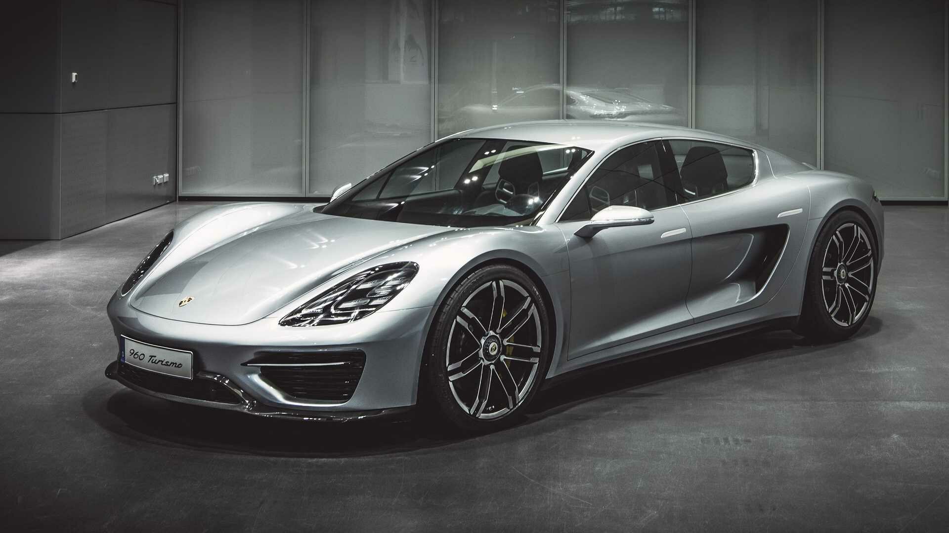 Концепт Porsche Vision Turismo показал, как бы мог выглядеть седан с мотором сзади