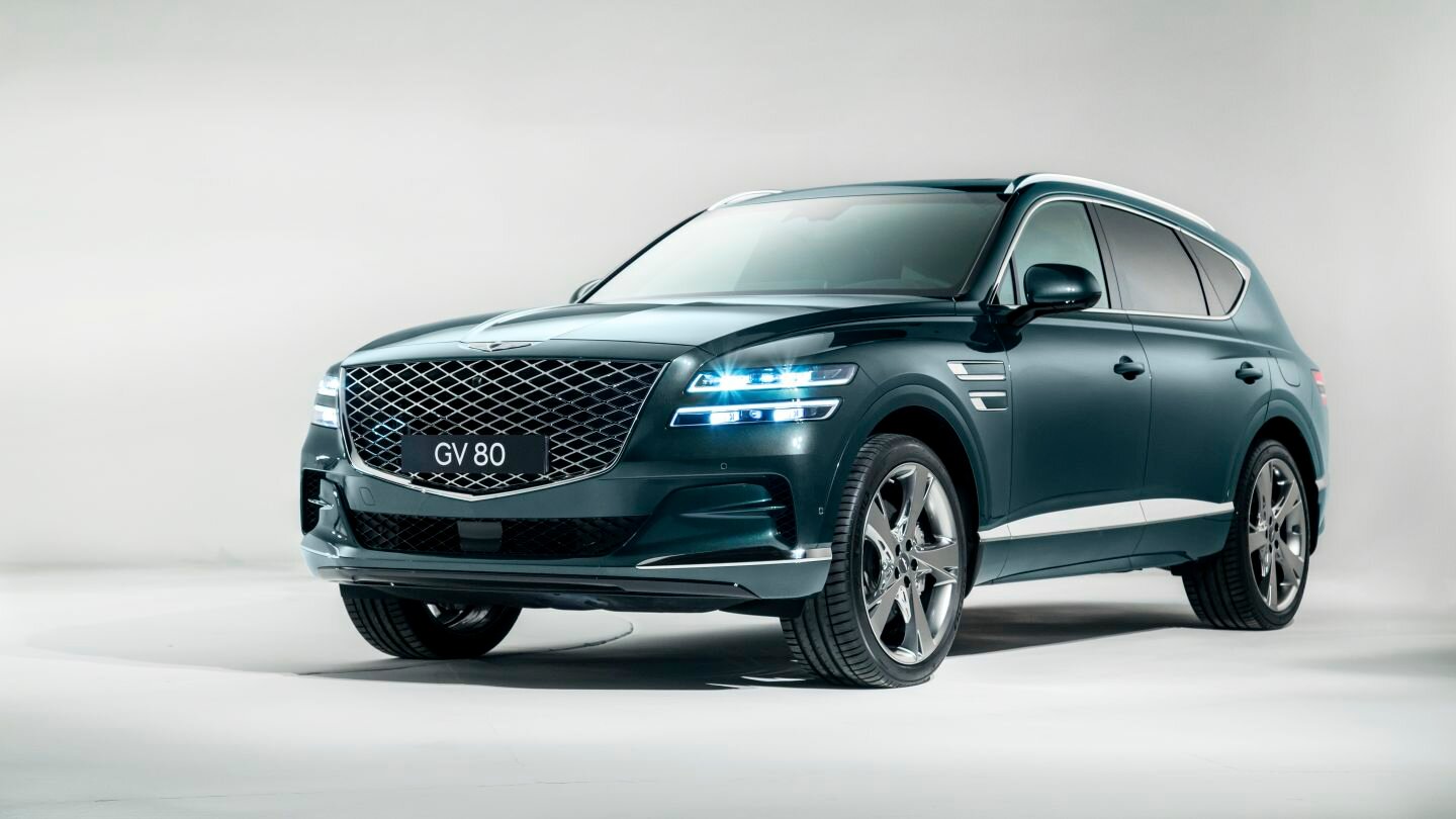 Названы цены на новые седан Genesis G80 и кроссовер GV80 для России