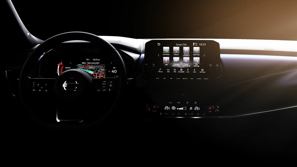 Новый Nissan Qashqai: первые фото интерьера