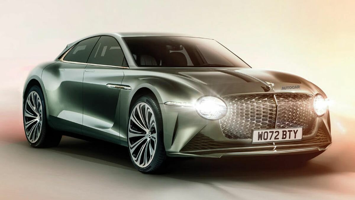 Первым электрическим Bentley может стать вседорожный седан