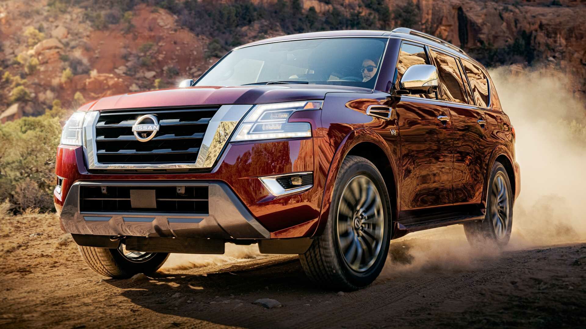 Североамериканский Nissan Patrol получил гигантский медиадисплей