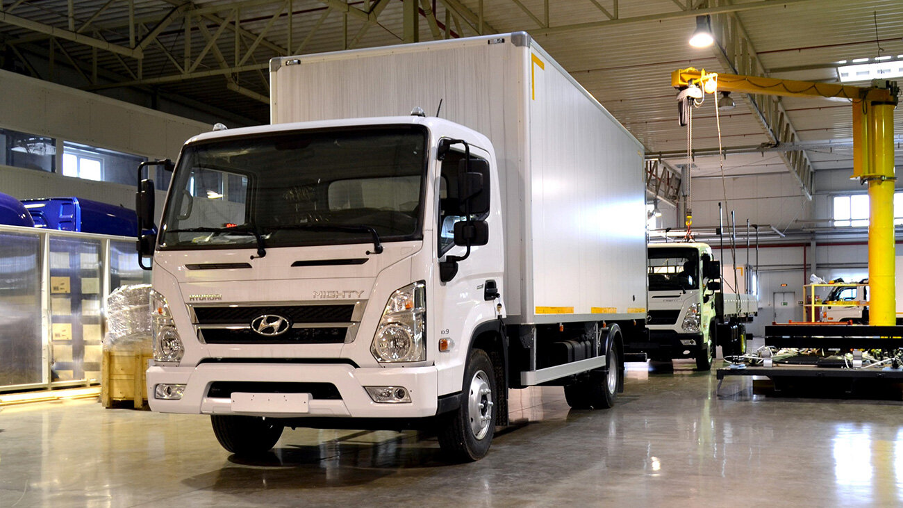 В России началось производство грузовиков Hyundai