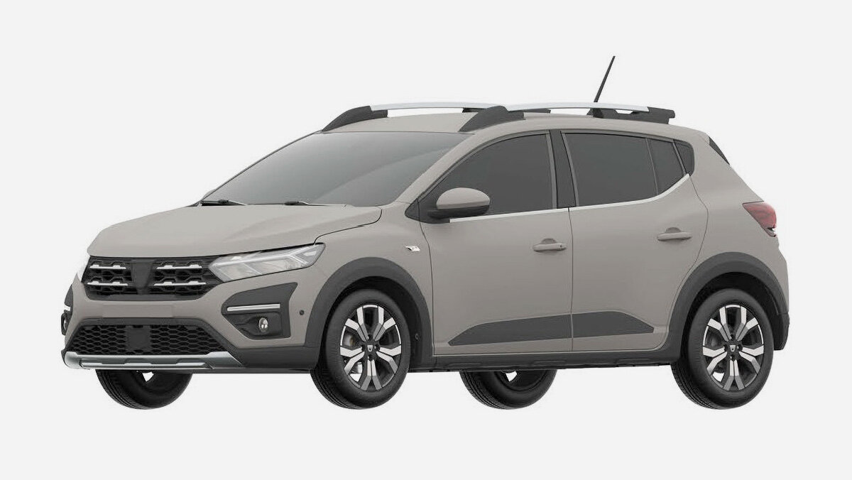 В России запатентовали новый Renault Sandero Stepway с логотипом Dacia