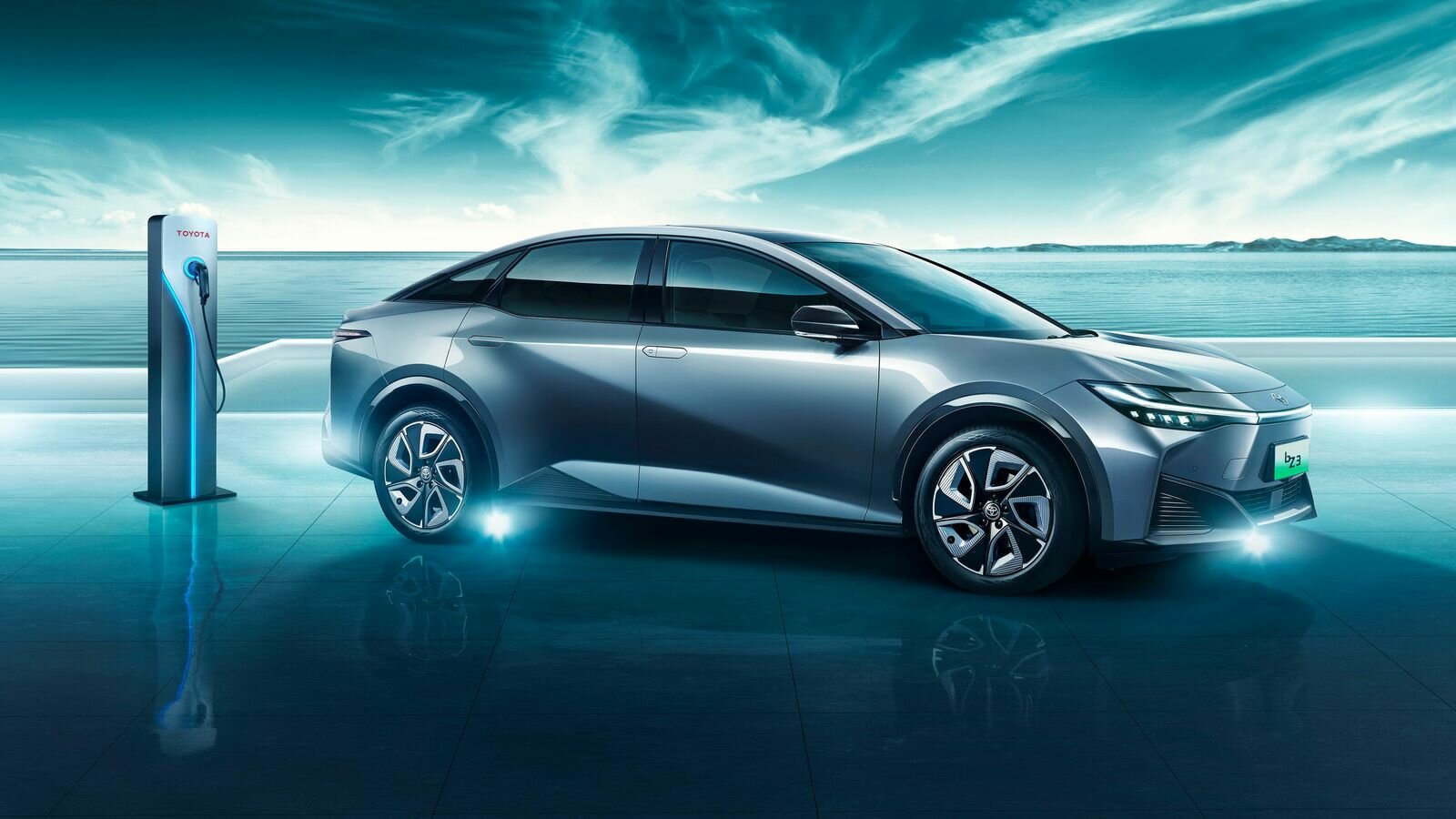 Электроседан Toyota bZ3: первые официальные фото