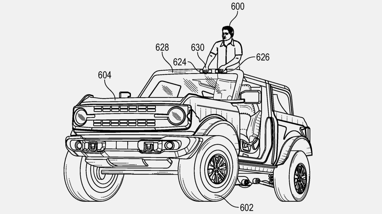 Ford запатентовал систему для управления машиной стоя