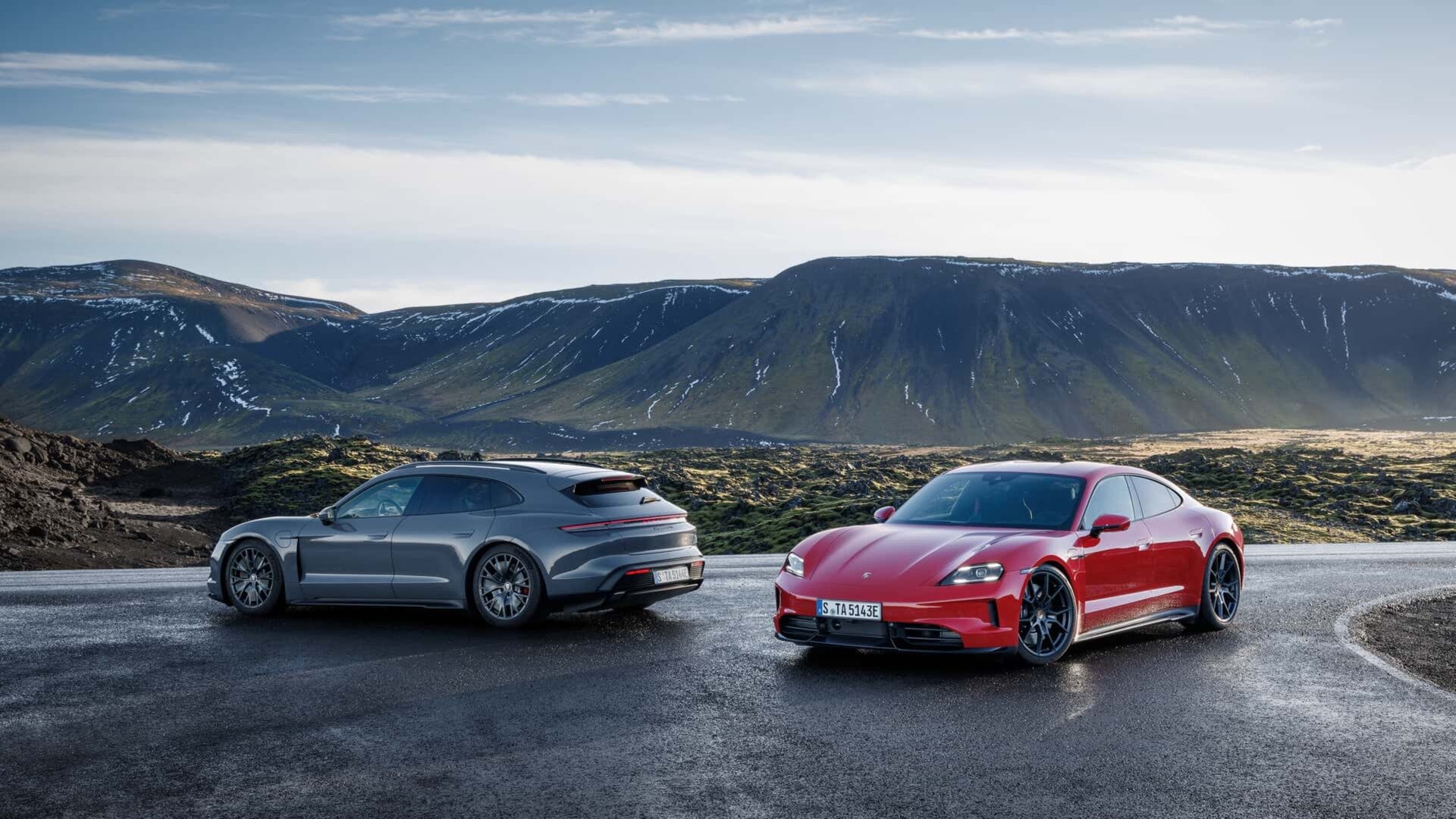 Представлены обновлённые Porsche Taycan 4 и Taycan GTS