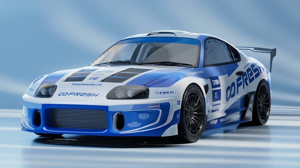 Команда Fresh Racing показала новую ливрею дрифт-каров в стиле ретро
