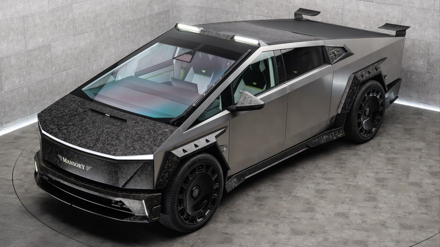 Ателье Mansory впервые доработало Tesla Cybertruck