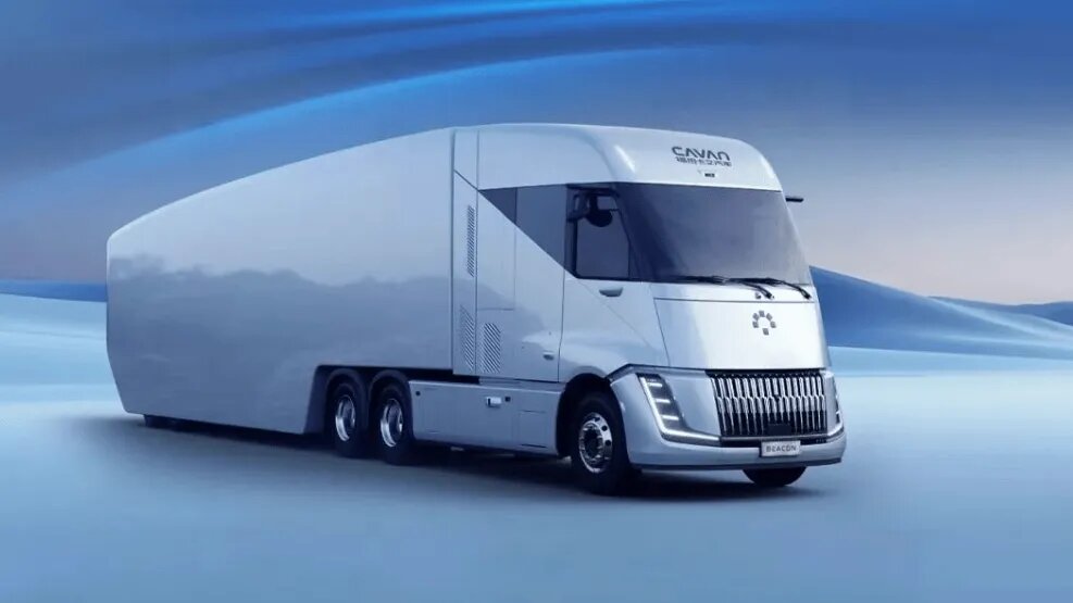 В Китае создали свой Tesla Semi, работающий на водороде