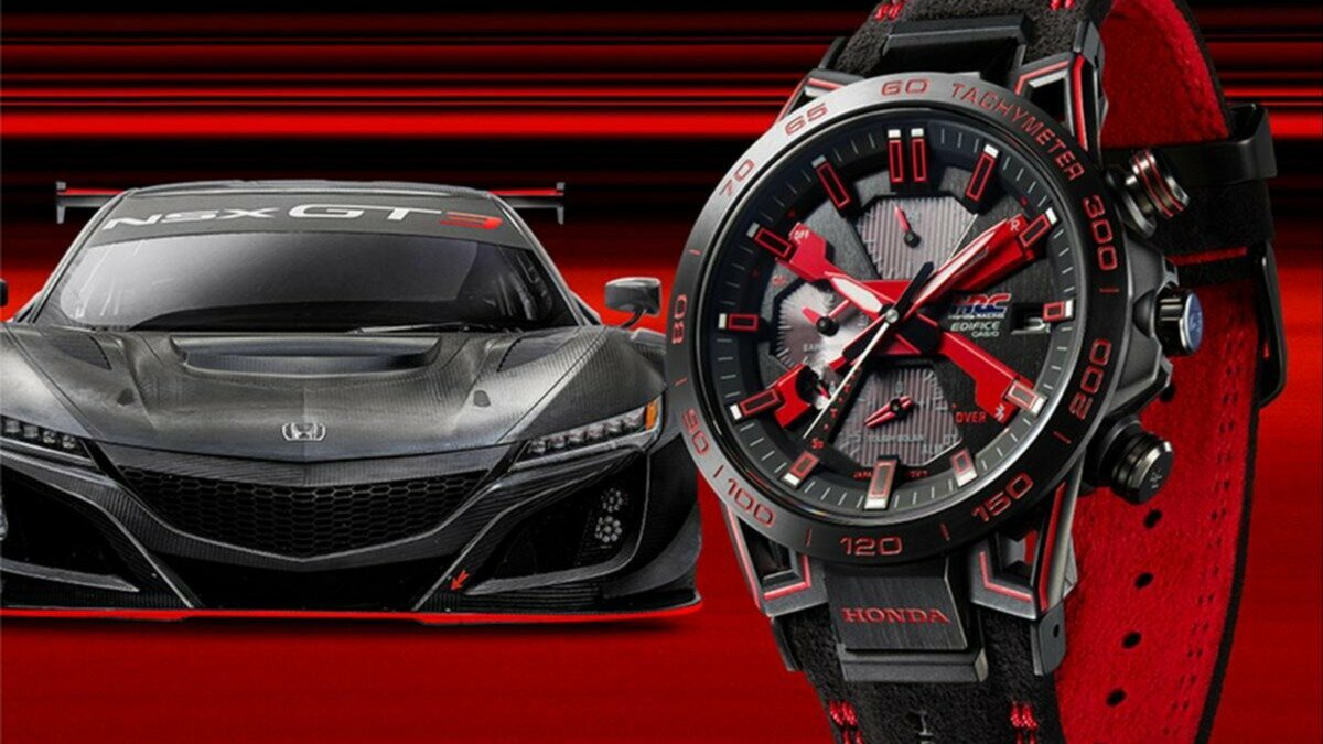 Casio выпустила наручные часы с Bluetooth для поклонников спорткаров Honda
