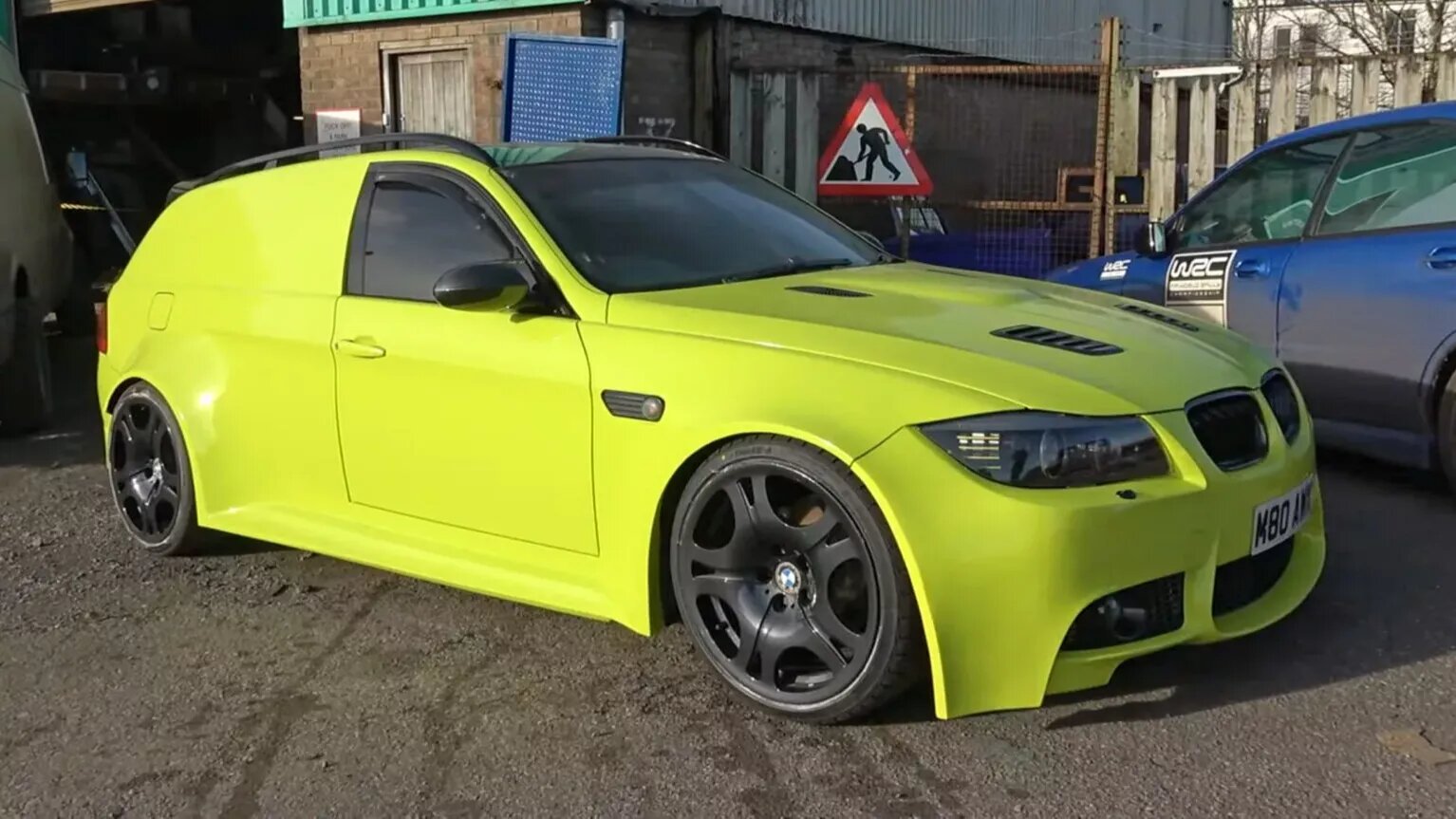 Британец превратил BMW 320d в фургон и стилизовал его под М3