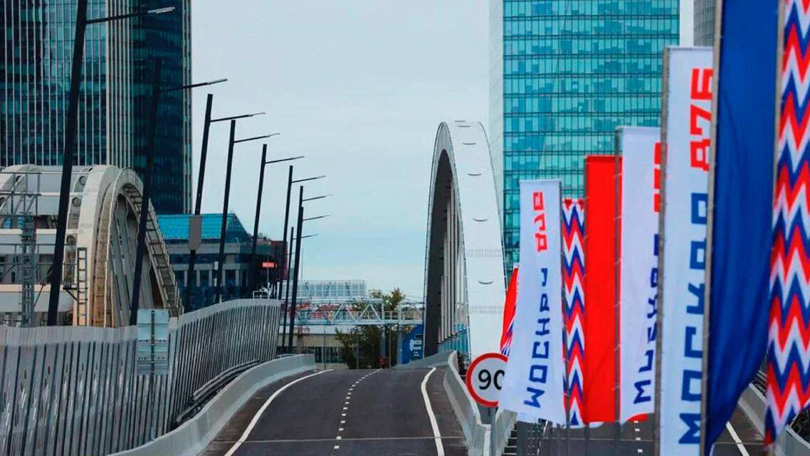 В Москве открылось движение по северному дублёру Кутузовского проспекта: проезд стоит от 416 рублей