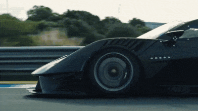 Суперкар Rossa LM GT для «24 часов Дубая» впервые показали в движении