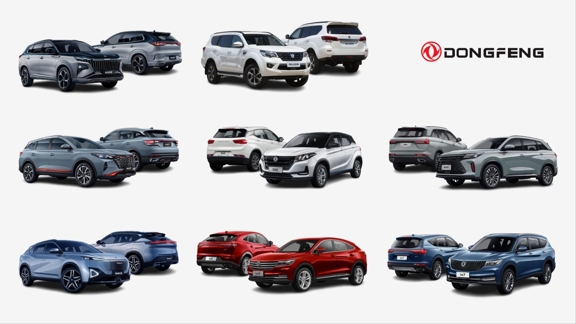 Dongfeng готовит для России сразу 8 новинок