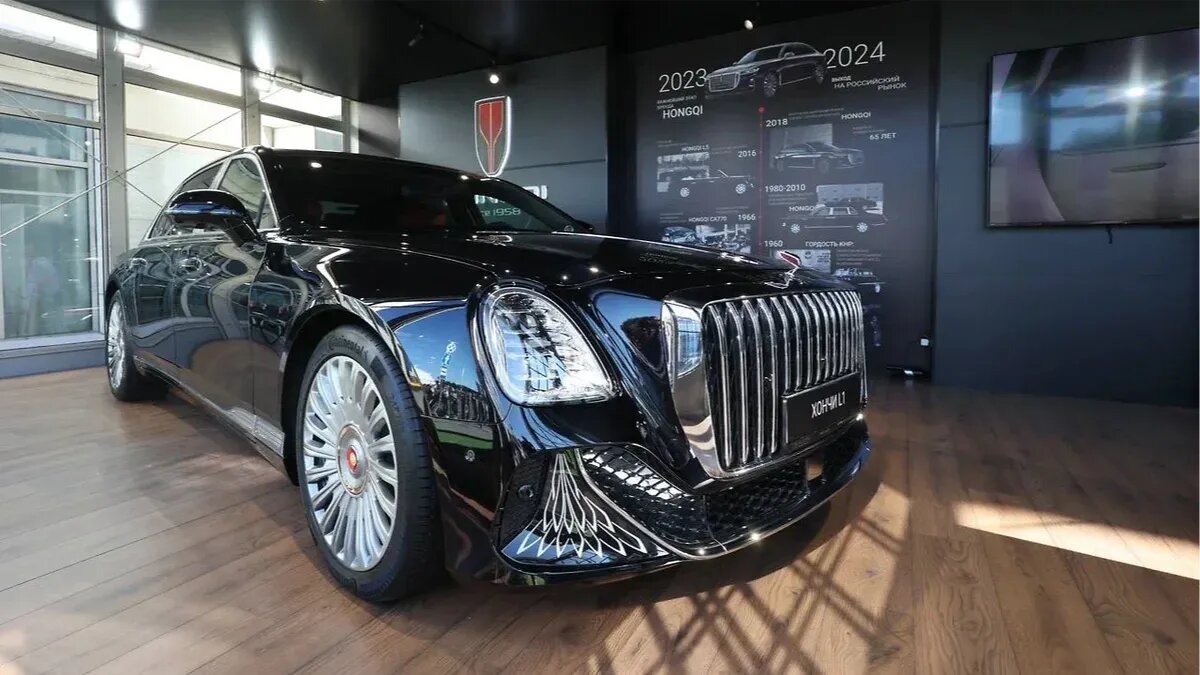 В России представили роскошный седан Hongqi L1, который заменит Mercedes-Benz S-класса