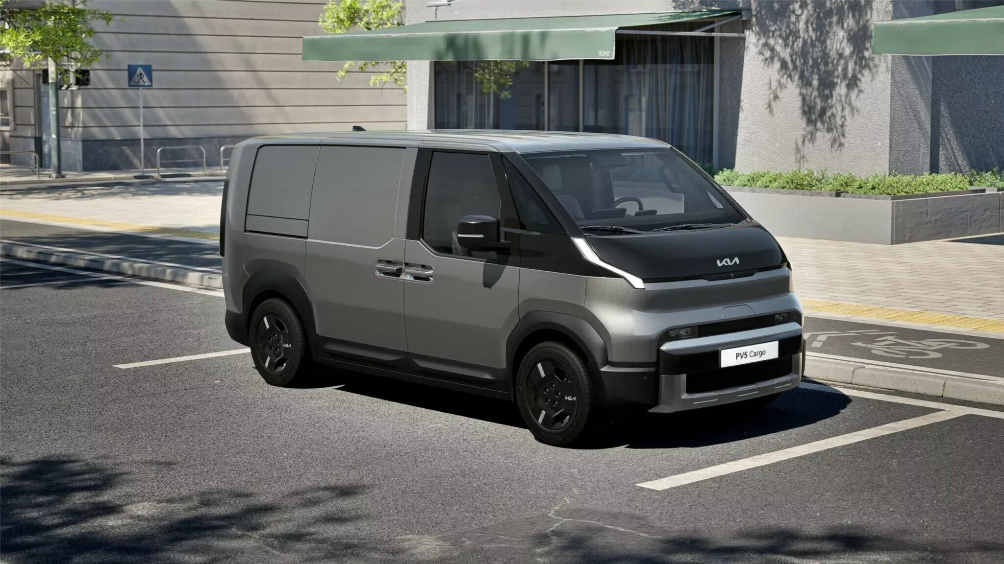 Kia показала серийную версию грузового электрофургона PV5