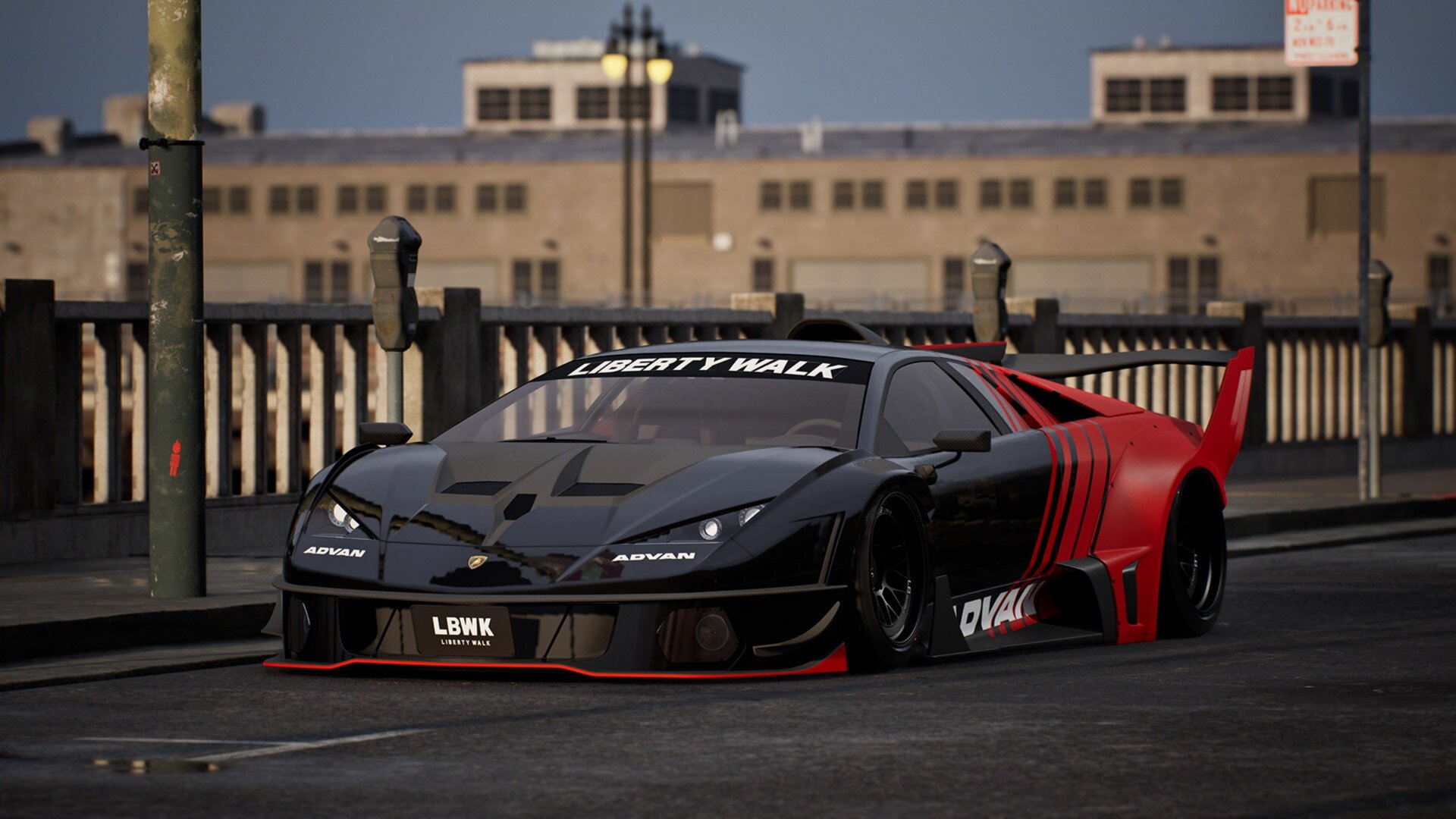 Японские тюнеры сделали очень широкий Lamborghini Murcielago