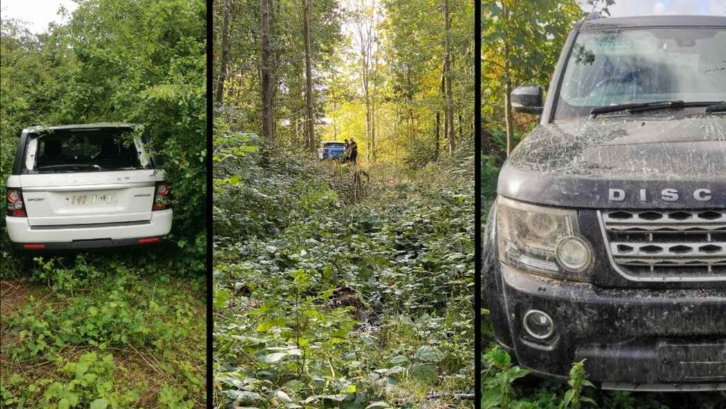 Больше двух десятков угнанных Land Rover нашли в британском лесу