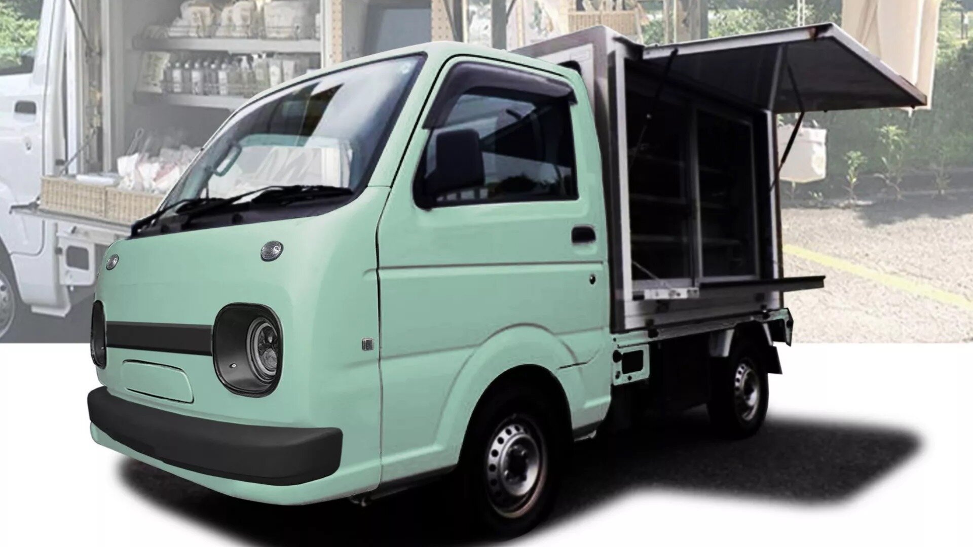 Современный грузовичок Suzuki Carry получил «ретролук» в стиле Mazda 1970-х