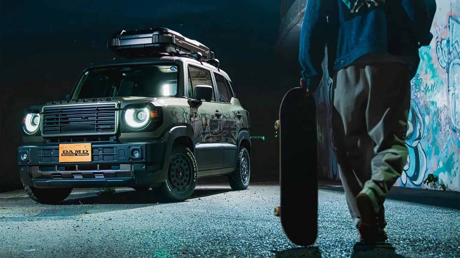Крошечный Suzuki XBee стилизовали под Land Rover Defender