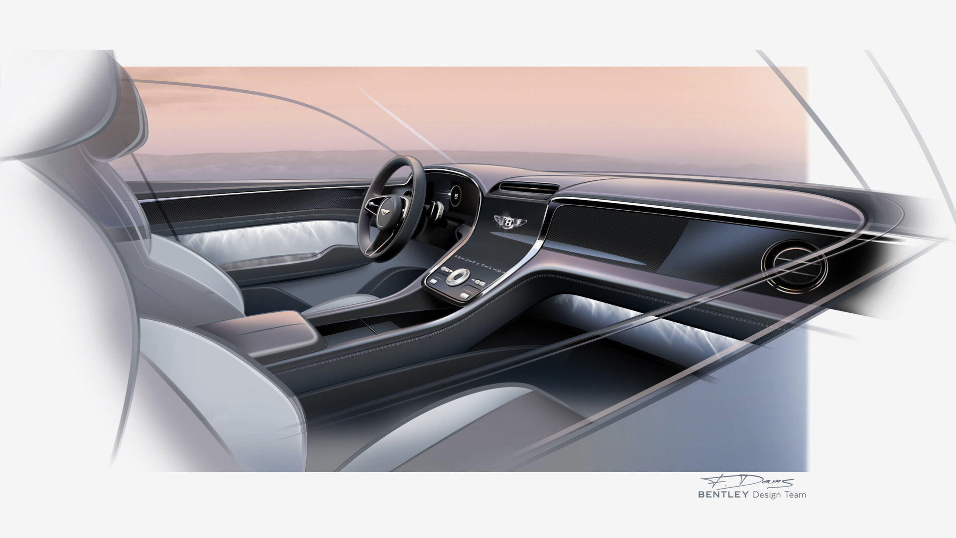 Bentley отказалась от пассажирских экранов