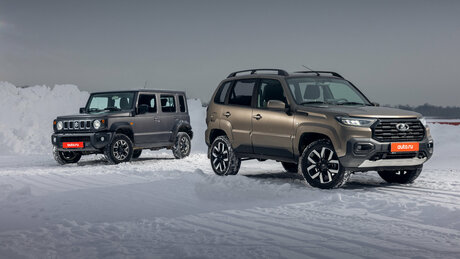Lada Niva Travel против Suzuki Jimny: тест пятидверных мини-внедорожников вне времени