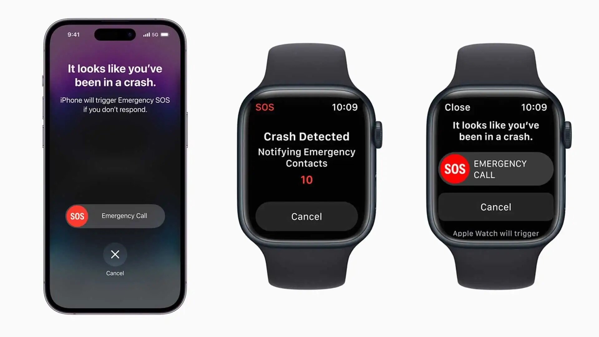 Новые iPhone будут распознавать ДТП и вызывать спасателей