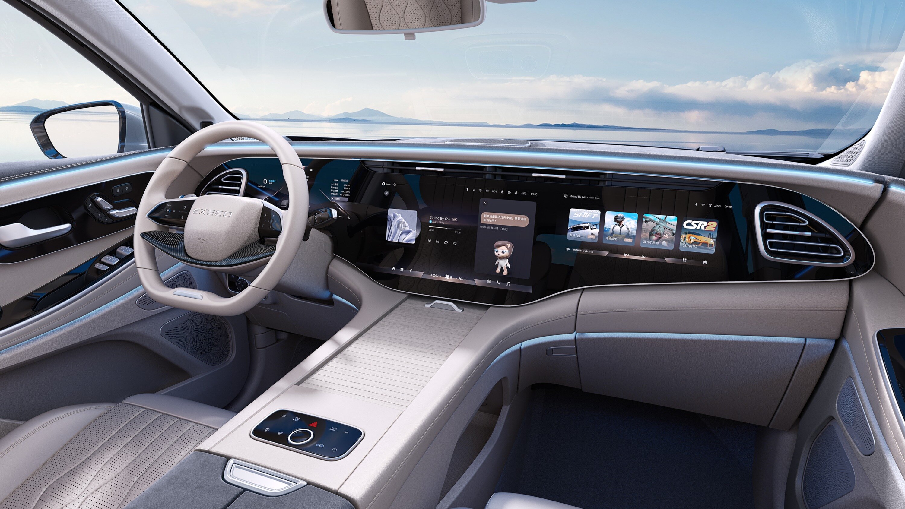 Кроссовер Exeed VX получил интерьер в стиле Mercedes-Benz
