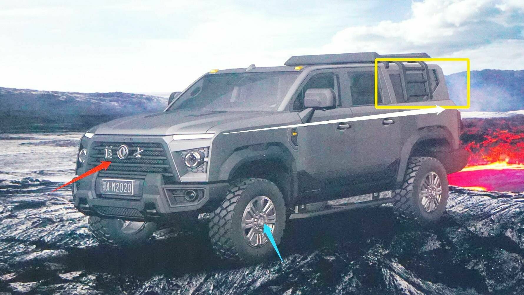 Dongfeng готовит крупный электрический внедорожник: первое изображение