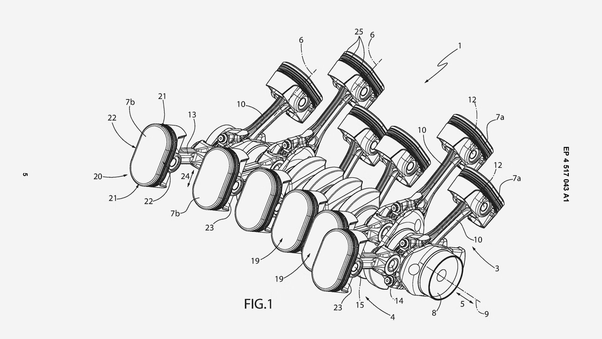 Ferrari запатентовала V12 с поршнями овальной формы