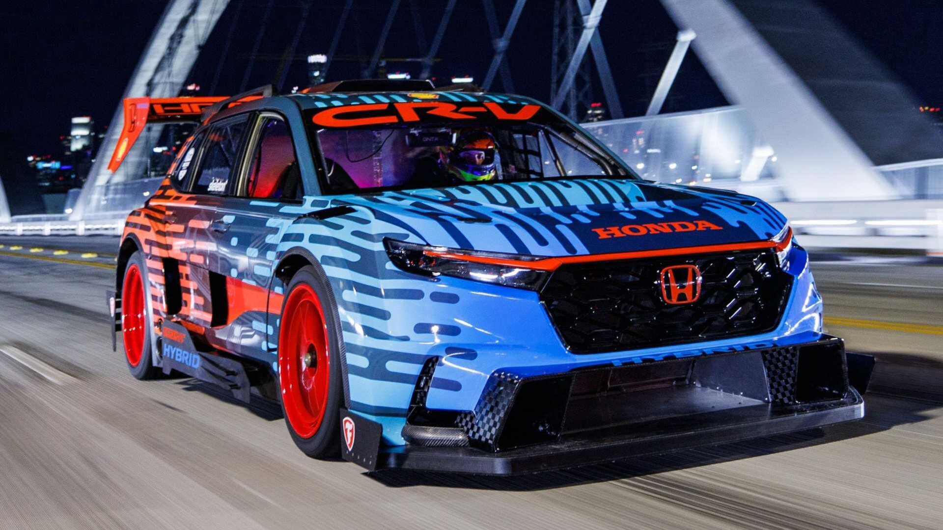 Honda представила 800-сильный гоночный кроссовер CR-V Hybrid Racer