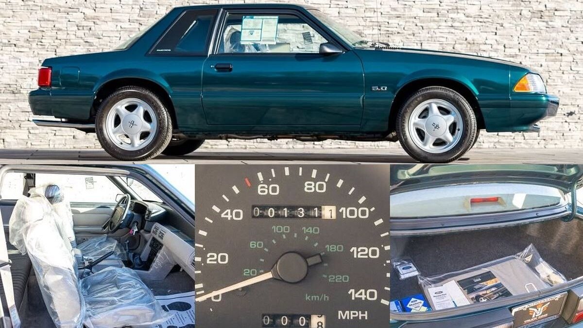 Необычный Ford Mustang 1992 года продали дороже нового Porsche 911